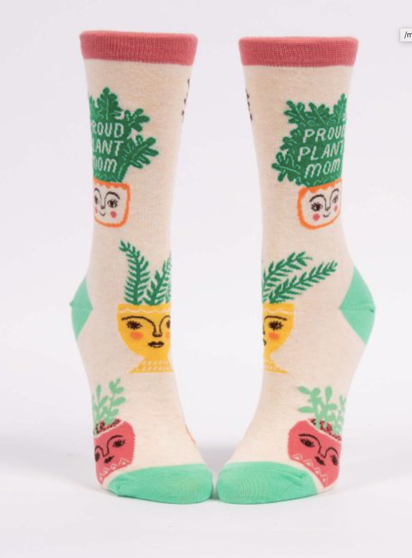 Proud Plant Mom Crew Socks