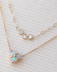 14K Gold Trio Diamond Necklace | LA KAISER | JV Studios Boutique