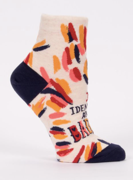 I Identify As Bad Ass Ankle Socks