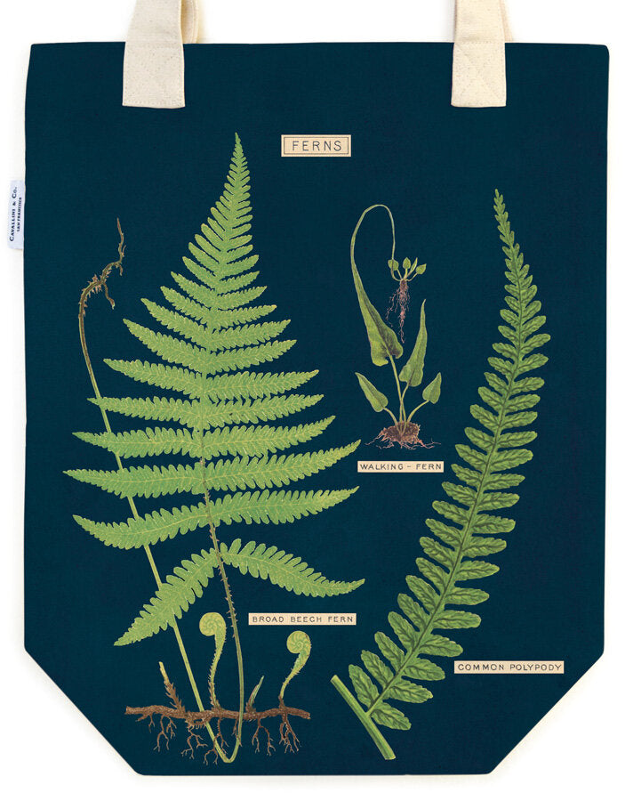 Vintage Tote Bag - Ferns