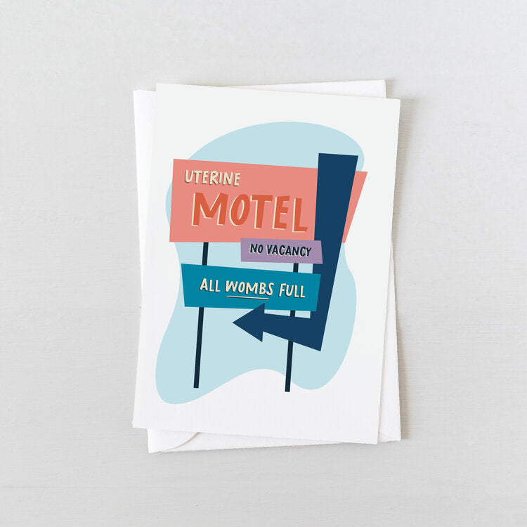 Uterine Motel - Greeting Card