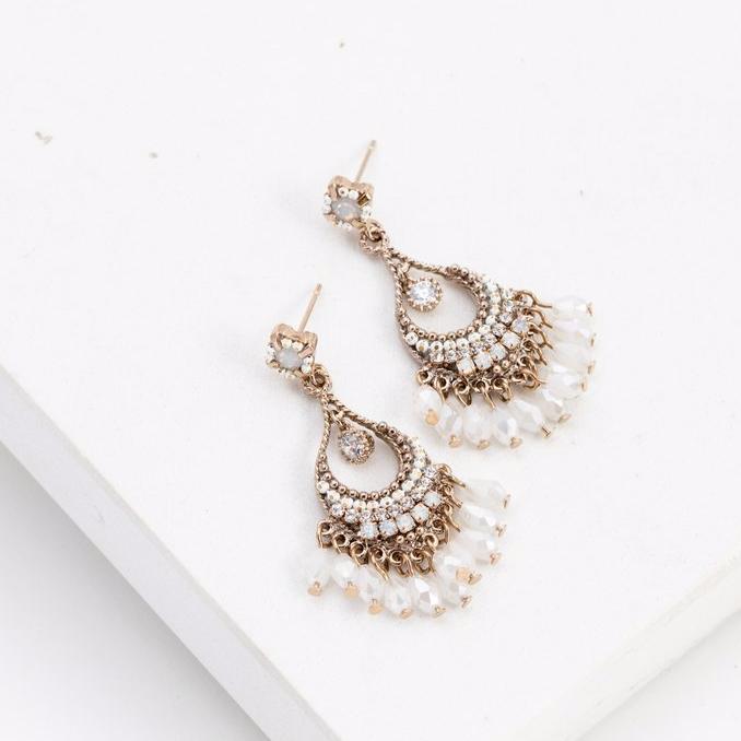 Coco Beaded Chandelier Earrings