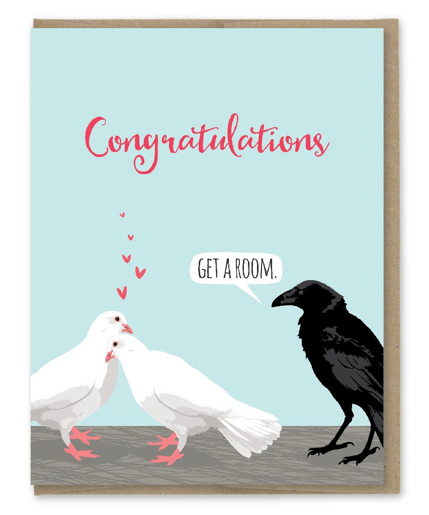 Congratulations Get A Room | Greeting Card