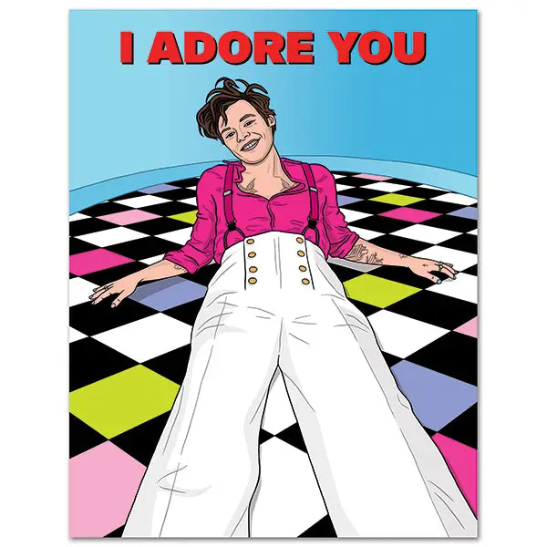 Harry Styles I Adore You - Greeting Card