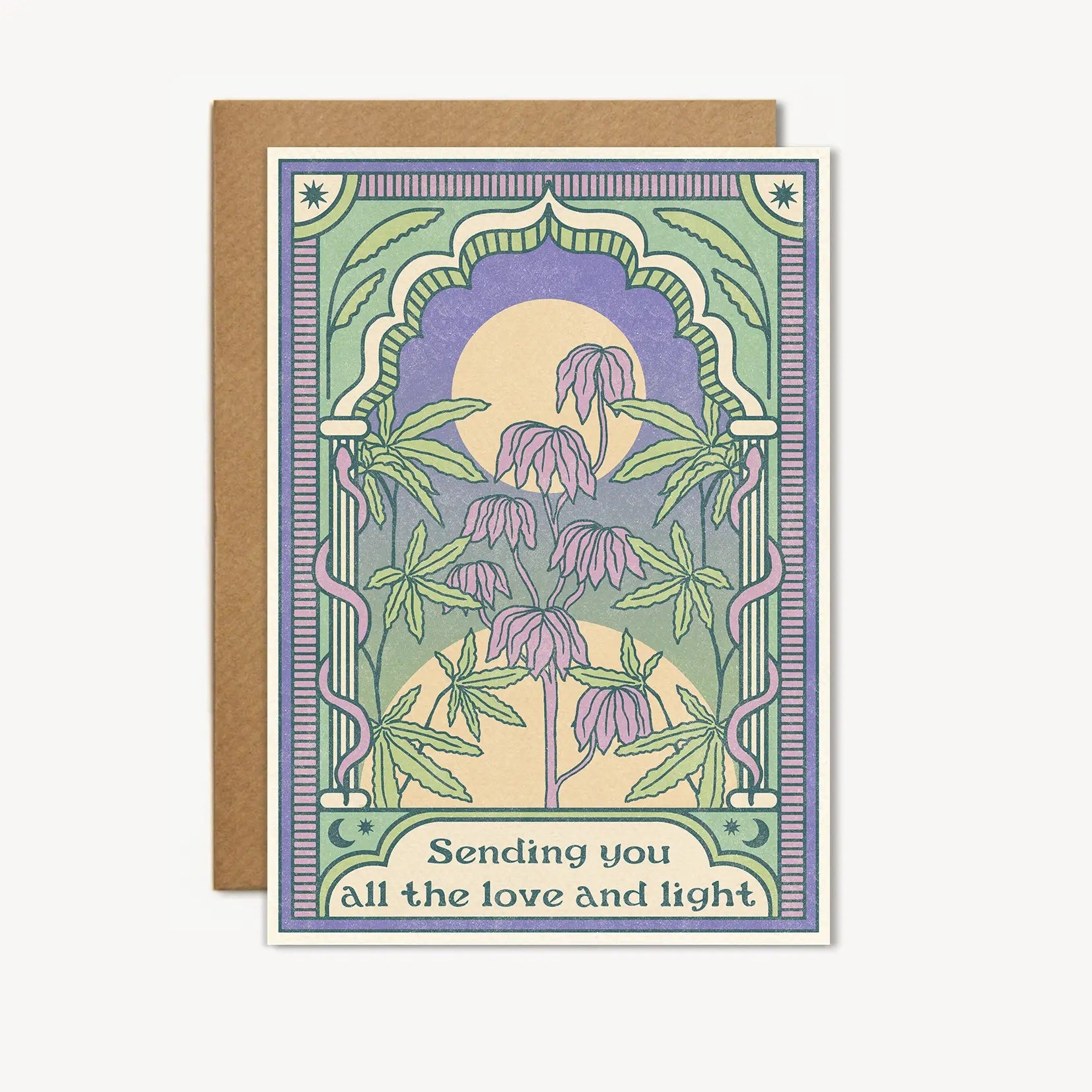Sending You All The Love And Light - Greeting Card