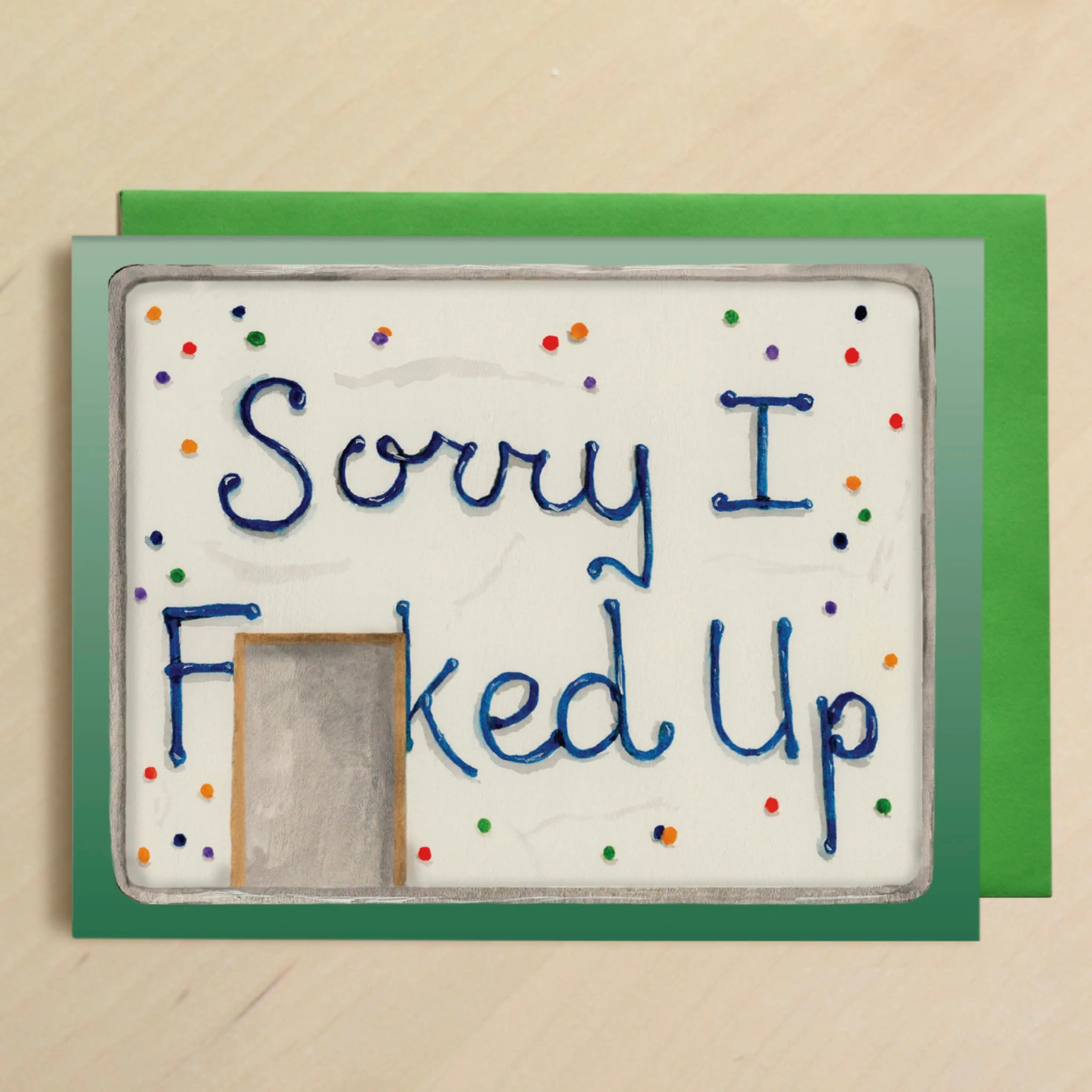 Sorry Cake - Greeting Card