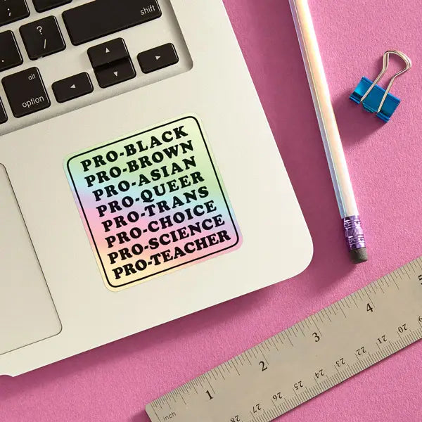 Pro-Black... Sticker