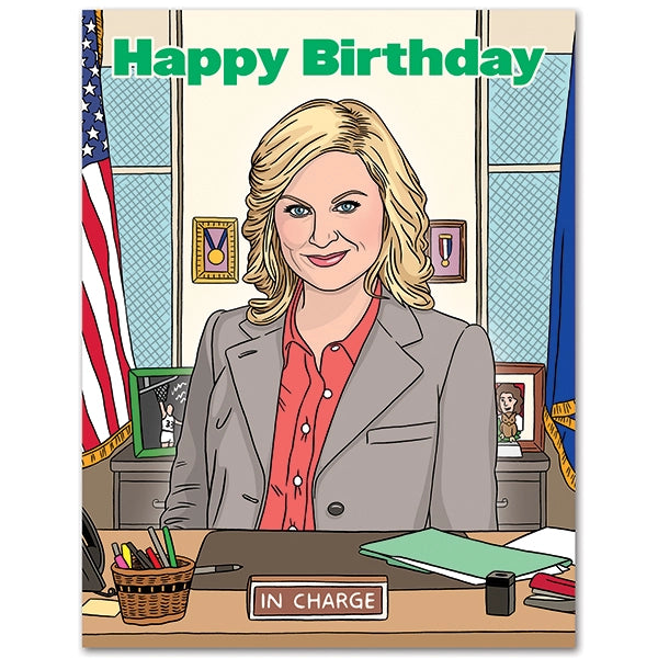 Leslie Knope Birthday - Greeting Card