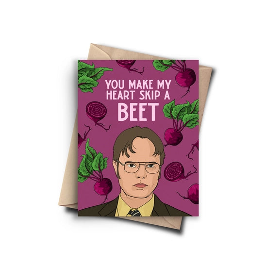 Heart Skip A Beet - Greeting Card