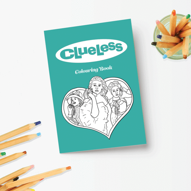 Clueless Colouring Book