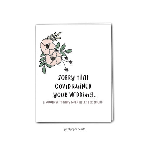 COVID Wedding - Greeting Card