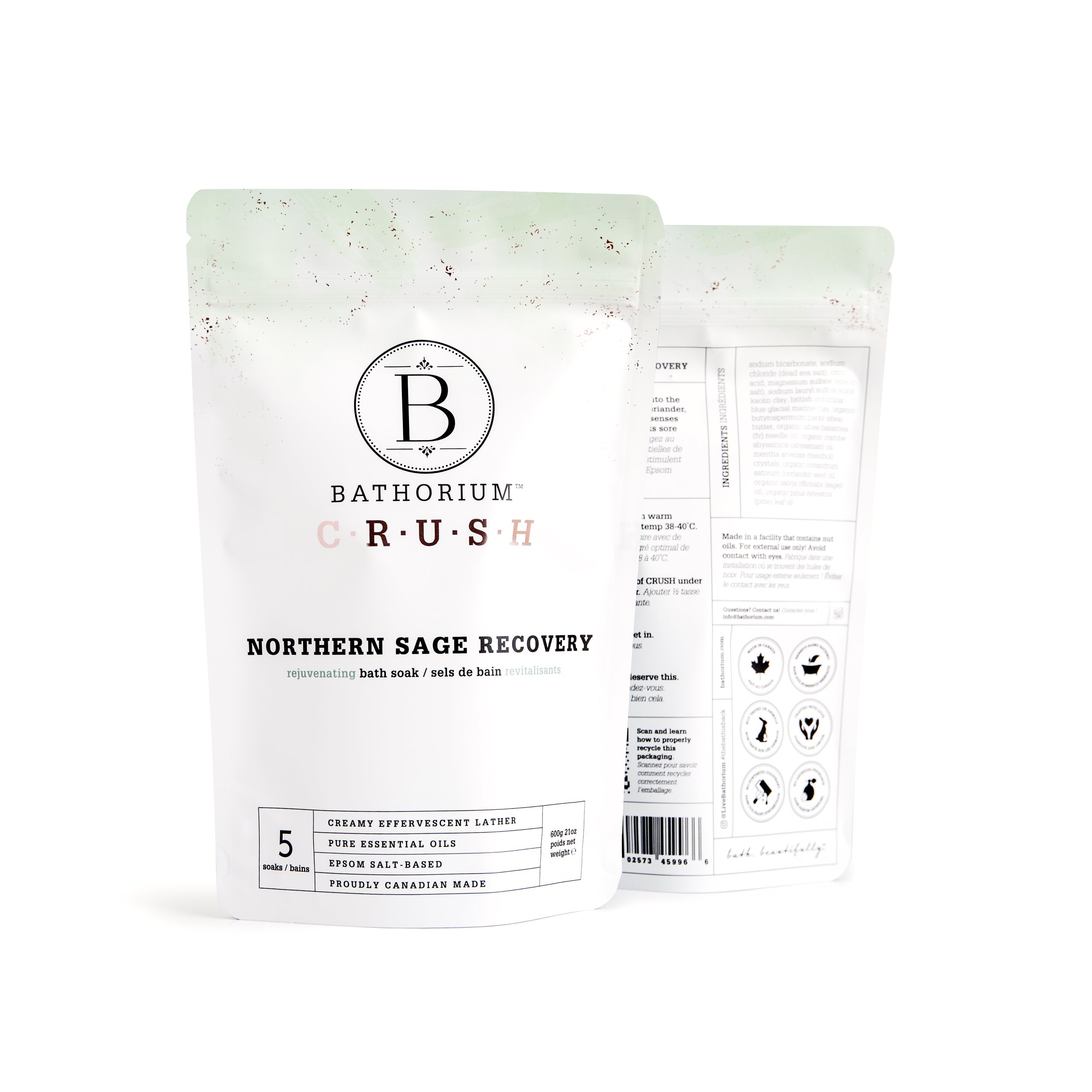 Bathorium | Bath Soak: Northern Sage Recovery