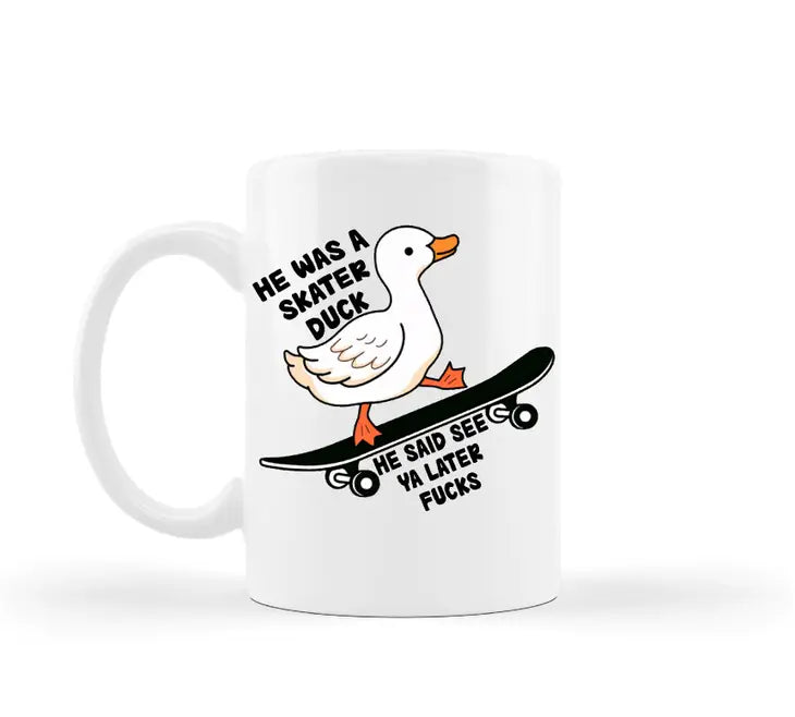 Skater Duck Mug