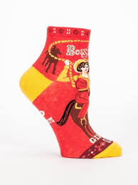 Blue Q Boss Lady Women's Ankle Socks