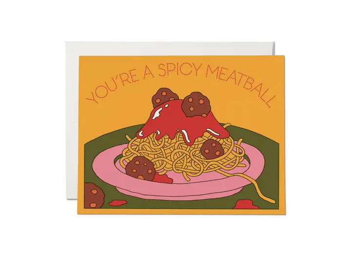 Spicy Meatball - Greeting Card