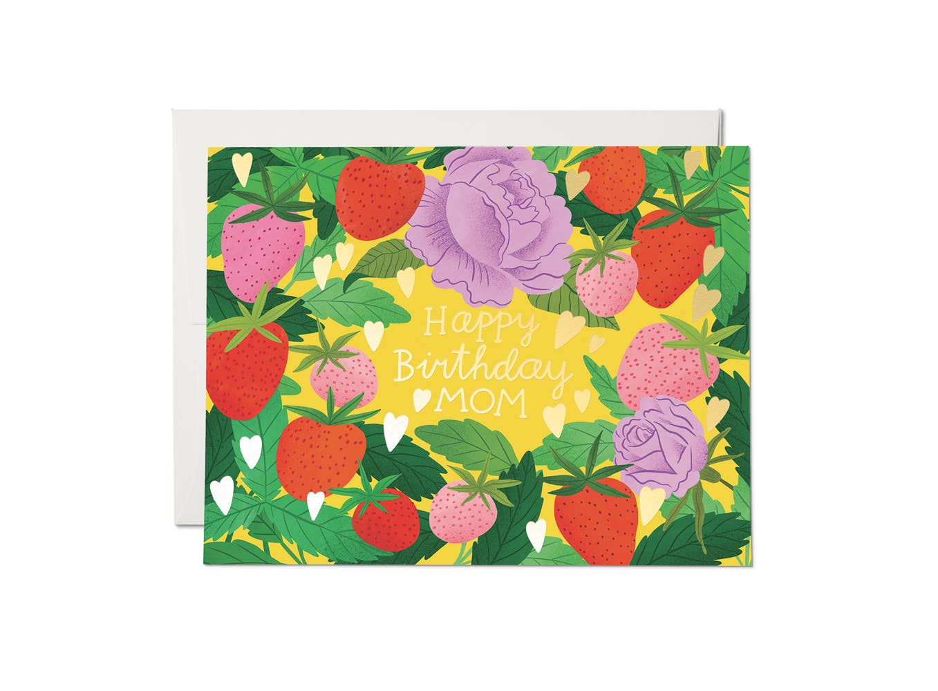 Strawberry Mom Birthday - Greeting Card
