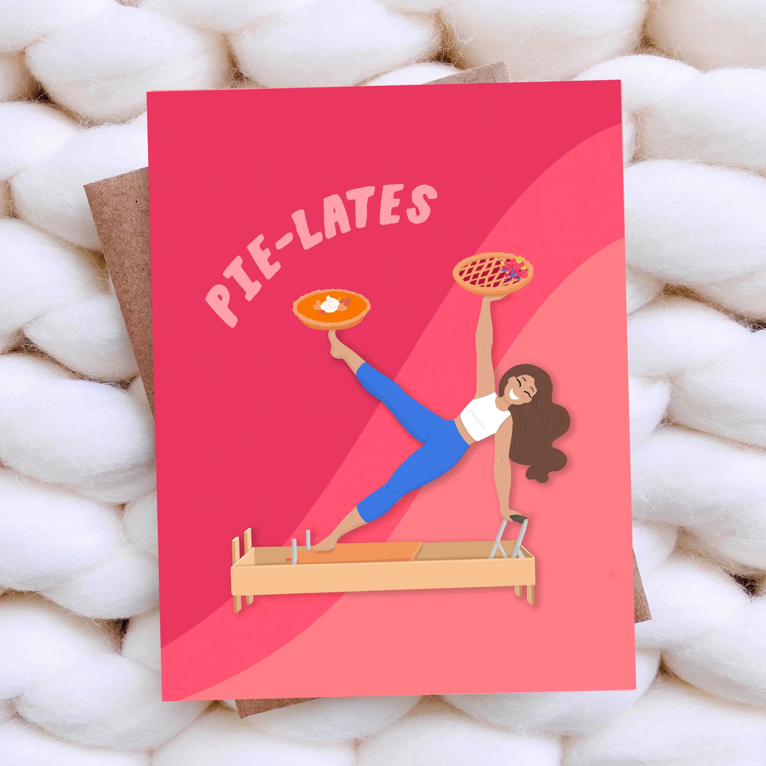 Pie-Lates - Greeting Card