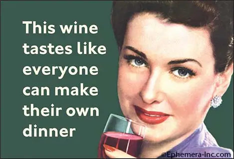 Wine Tastes Like Magnet