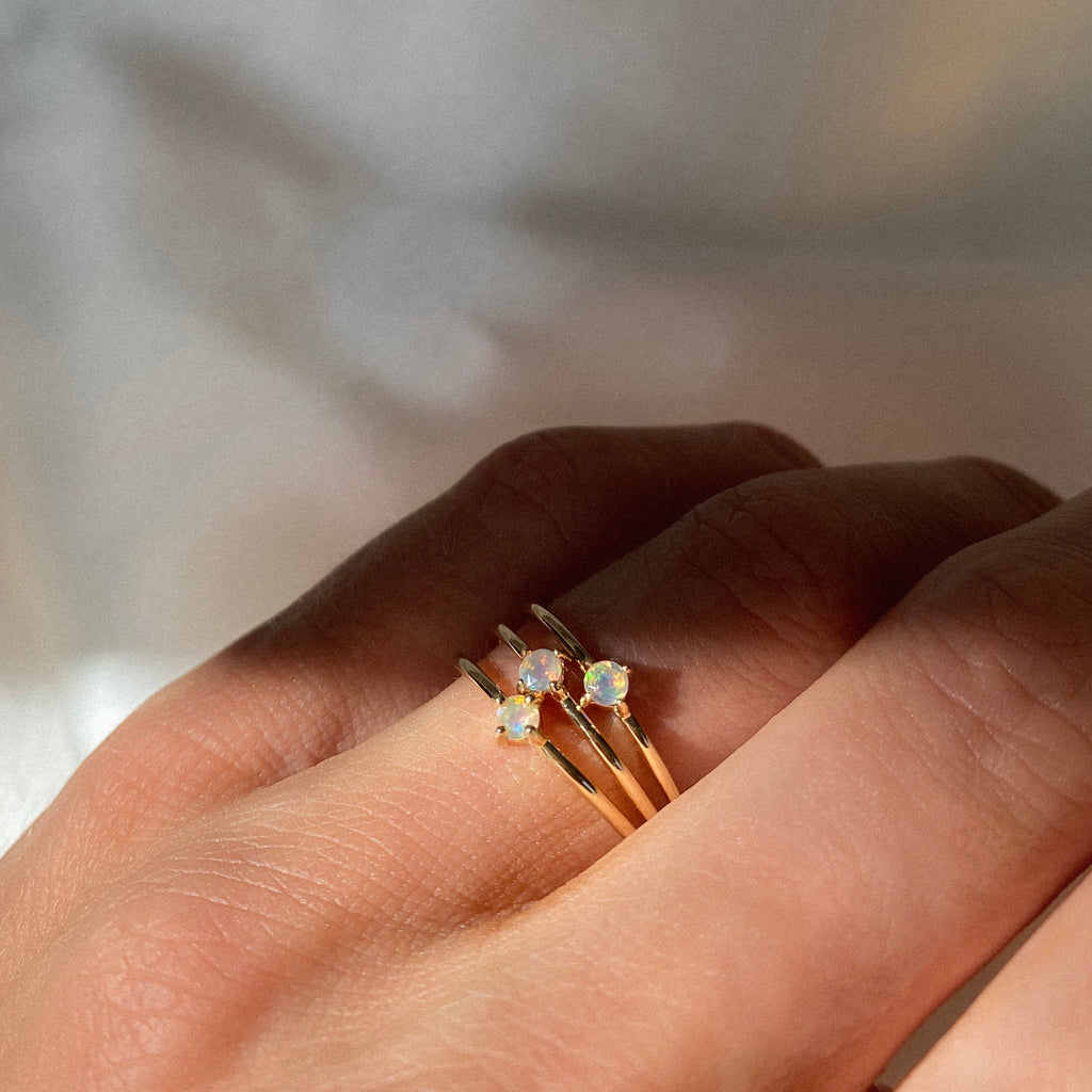 Opal Element Ring | 14K Gold