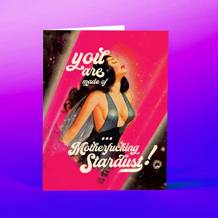Stardust Girl - Greeting Card