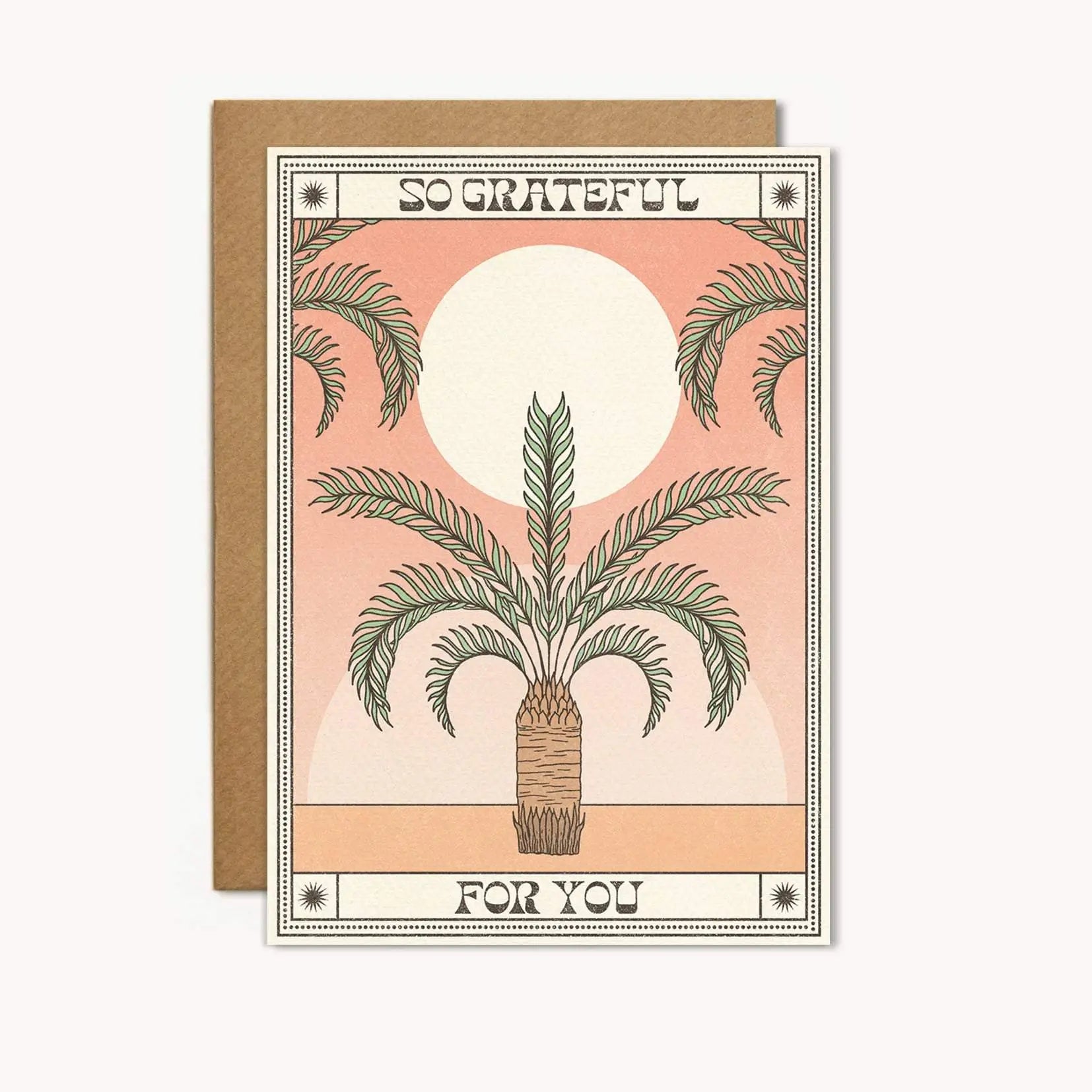 So Grateful For You - Greeting Card