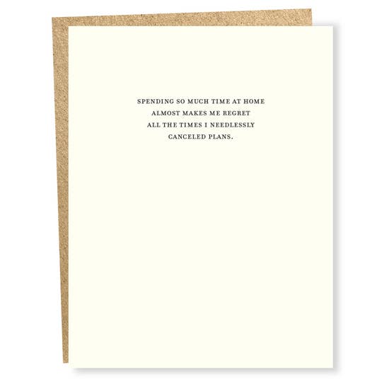 Regret - Greeting Card