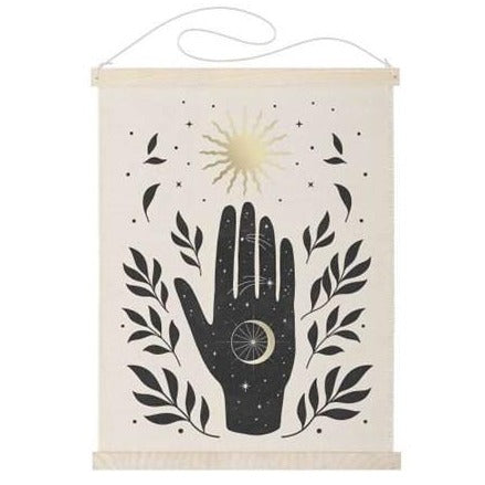 Celestial Hand Canvas Wall Hanging