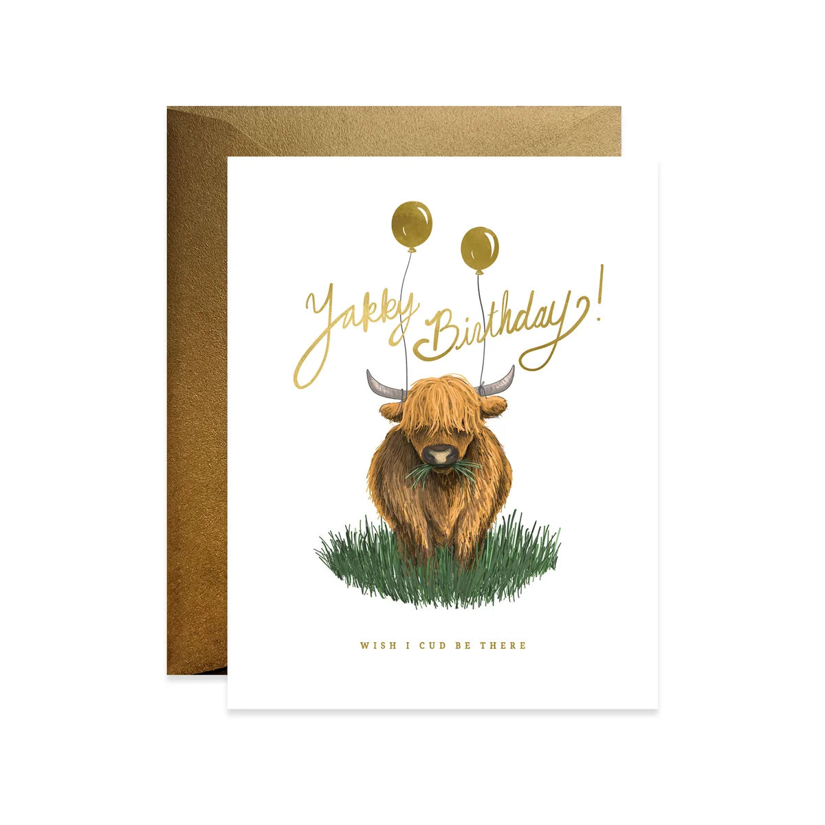 Yakky Birthday - Greeting Card