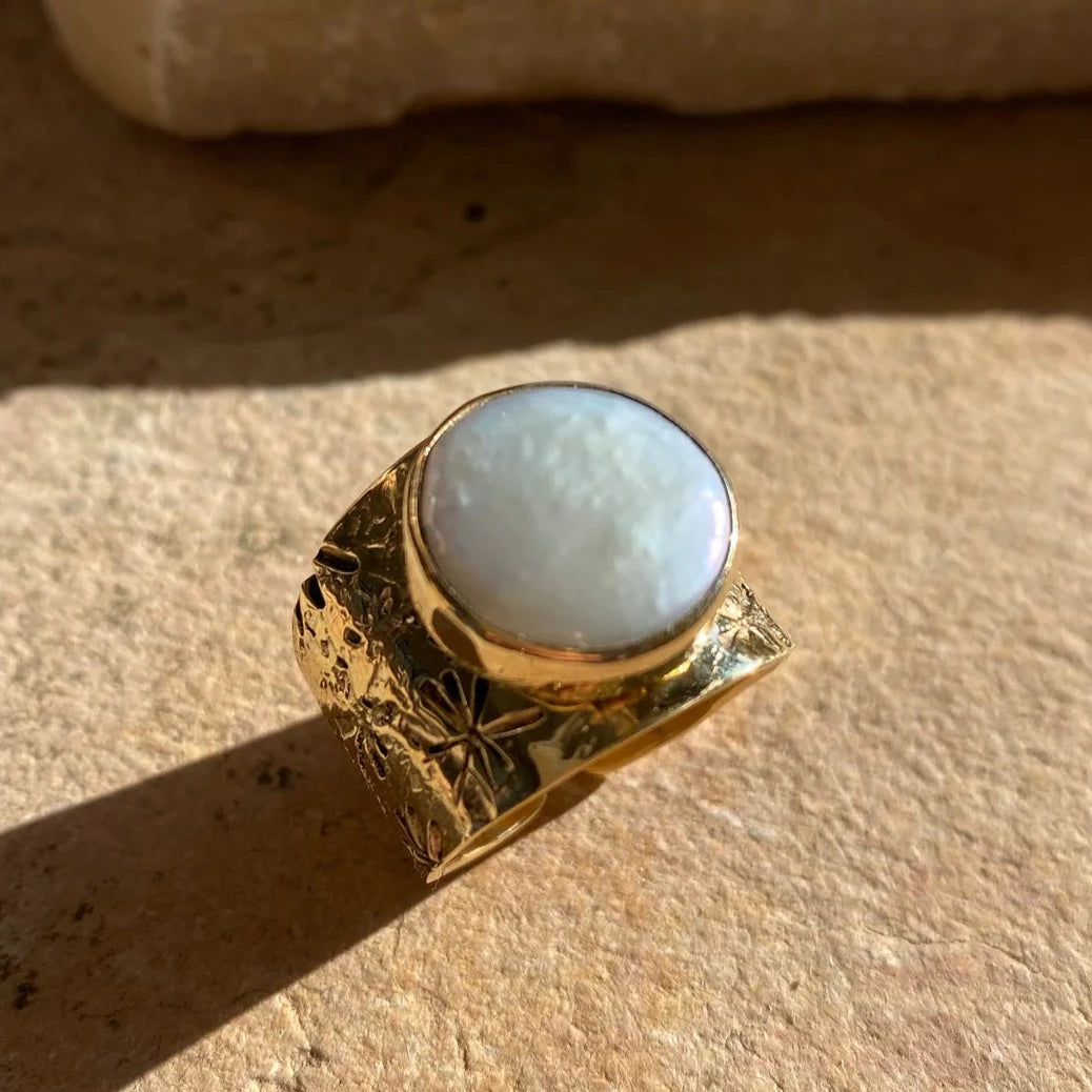 January Moon Ring