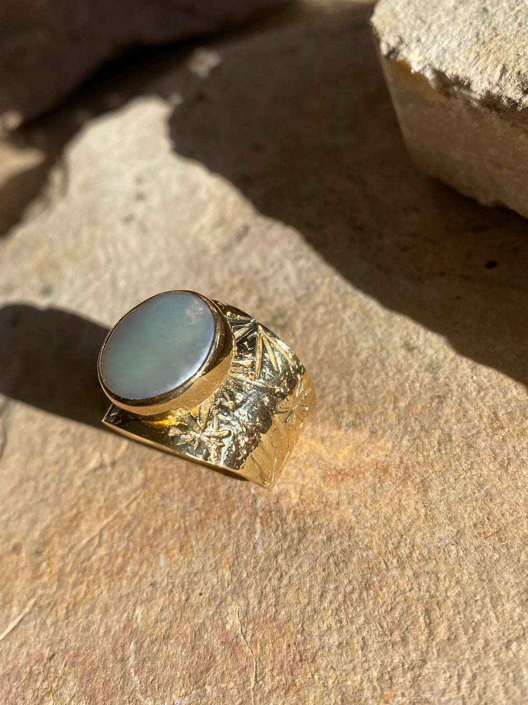 January Moon Ring