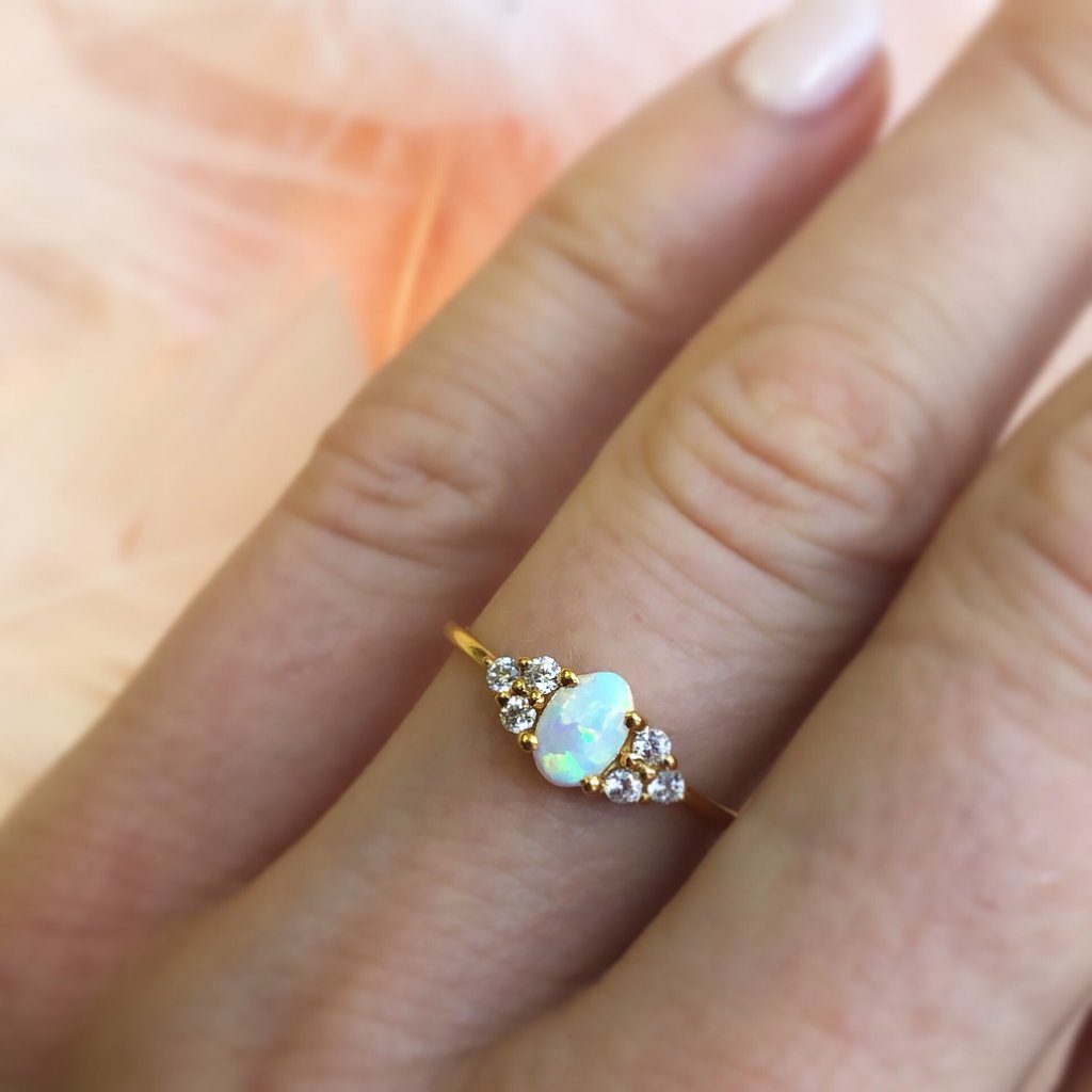 Mini Opal Abella Ring | LA KAISER | JV Studios Boutique