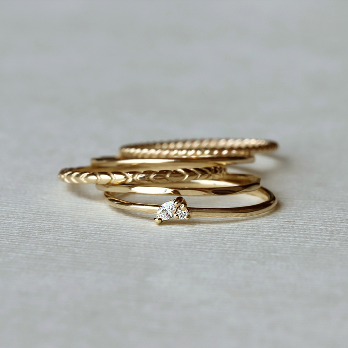 14K Lean On Me Ring | BLUBOHO | JV Studios Boutique