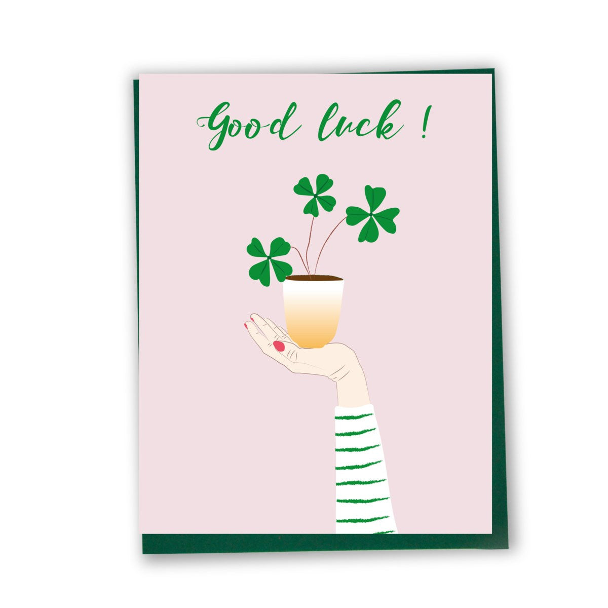 Good Luck Clover - Greeting Card