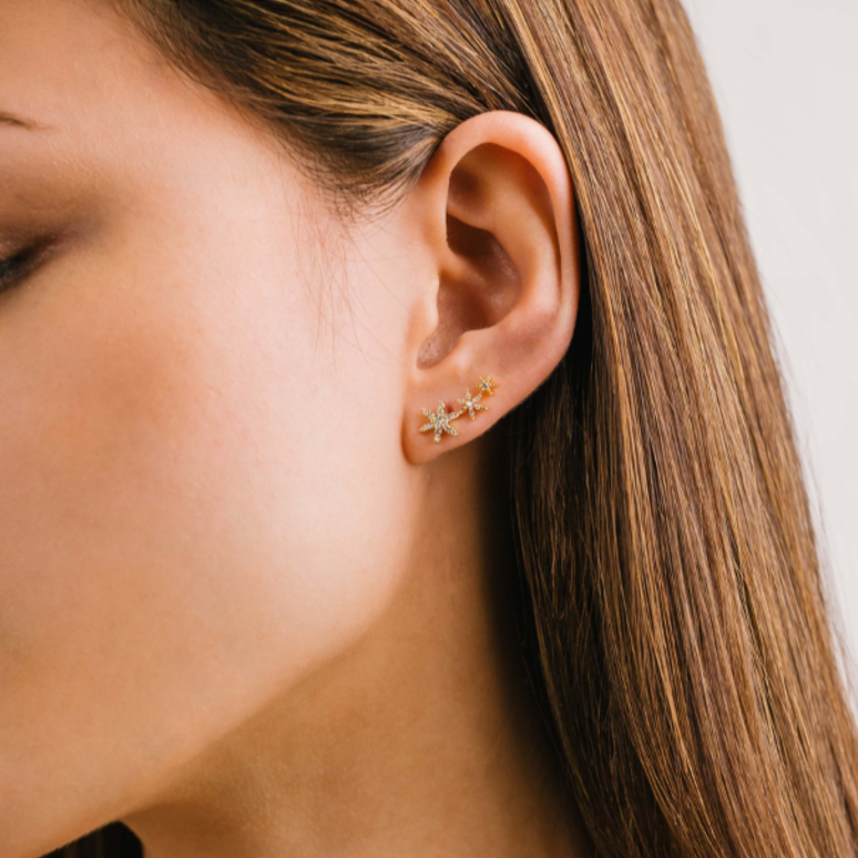 Etoile Star Climber Earrings