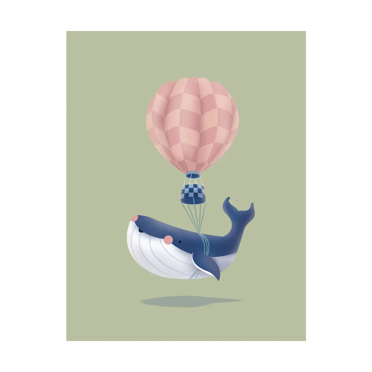 Dream Big Whale - Greeting Card