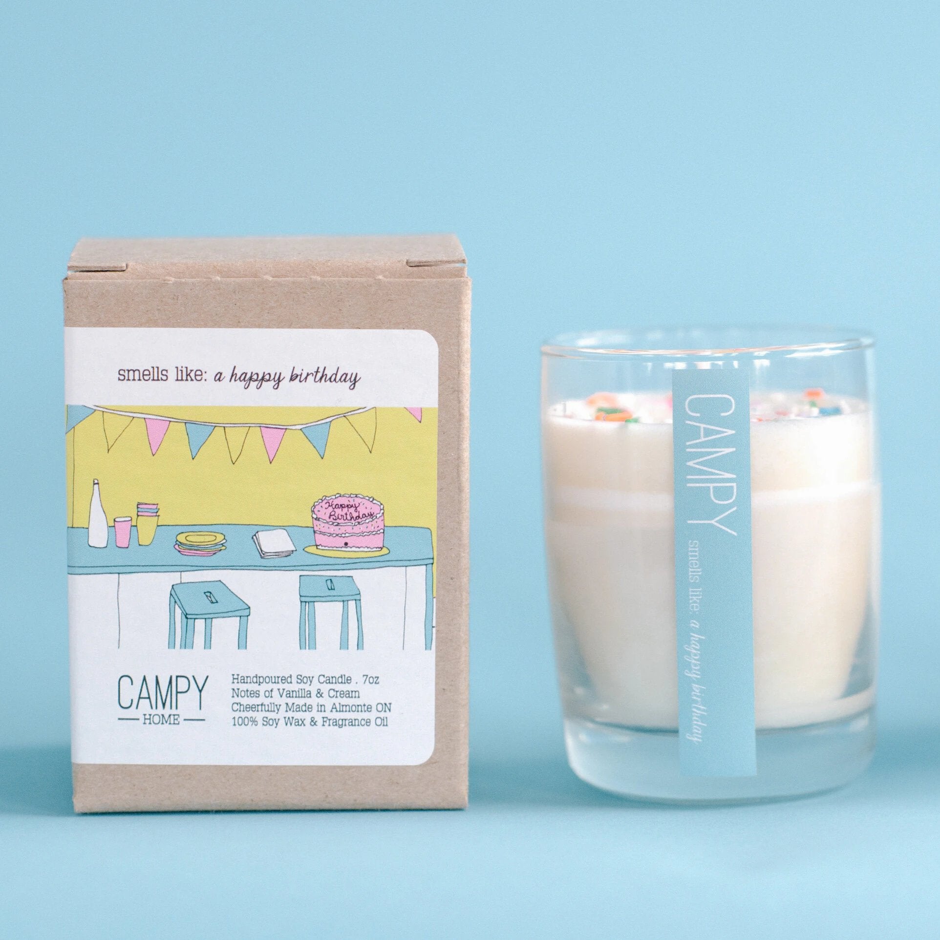 CAMPY CANDLES | It's Your Birthday Candle | JV Studios & Boutique