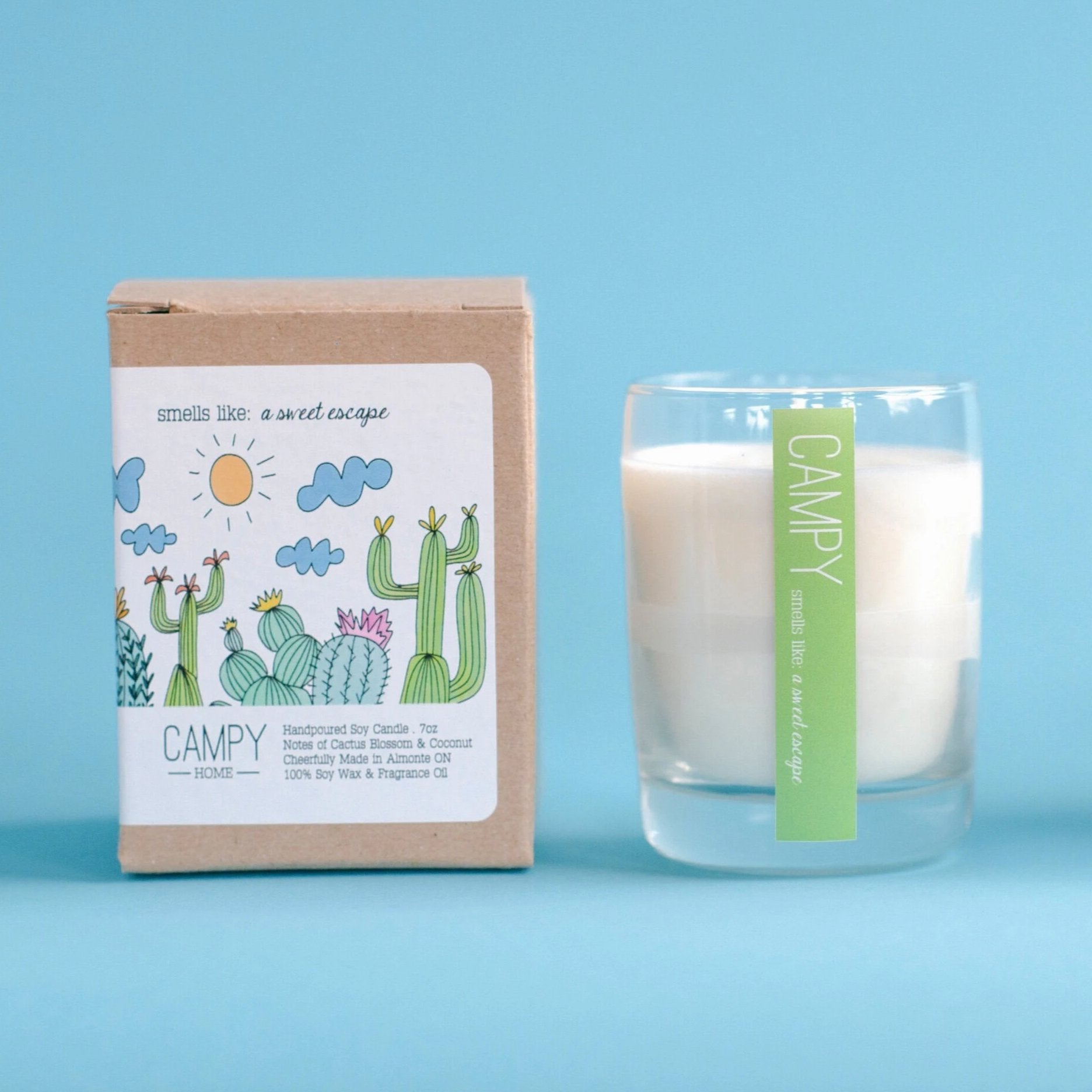 CAMPY CANDLES | Sweet Escape Candle | JV Studios &amp; Boutique