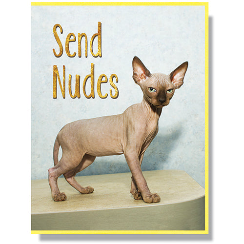 Send Nudes - Greeting Card