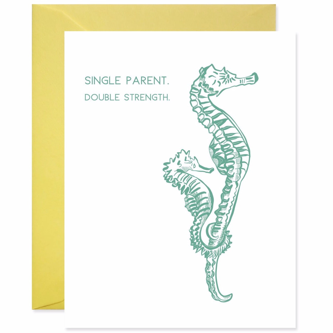 Single Parent  - Greeting Card